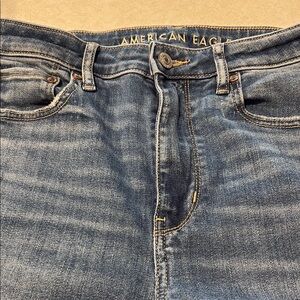 American Eagle super hi-rise flare jeans. Size 6 X-long.